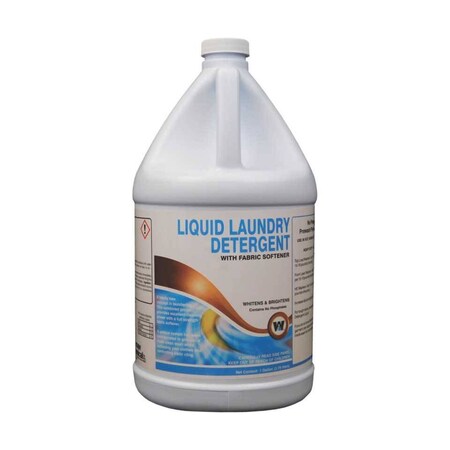 Warsaw Chemical Liquid Laundry Detergent, Floral Scent, 1-Gallon, 4PK 21336-0000004